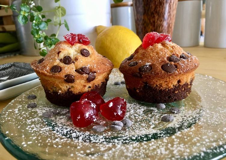 cara membuat Vanilla dan Choco Muffin (reBake-Bunda Ei)