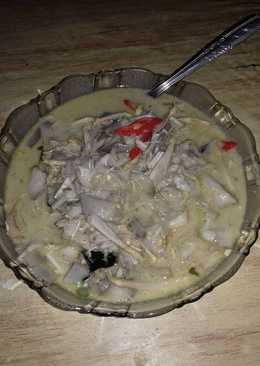 Sayur jantung Santan putih