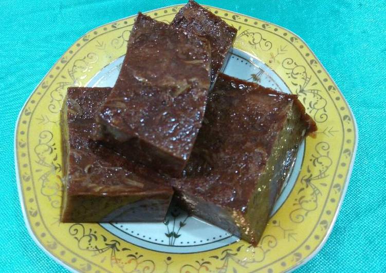 gambar untuk resep makanan Puding brownis ala kafe