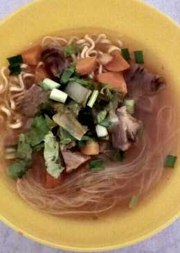 Mie Sop daging sapi