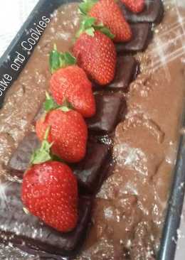 Puding brownies moist and nyoklat banget