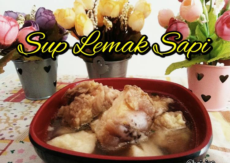 gambar untuk resep Sup Lemak Sapi #ketofriendly #ketofy #debm #gajih