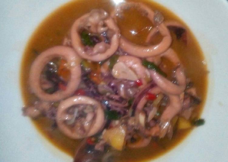 resep makanan Cumi Asam Pedas