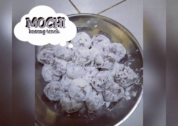 resep makanan Mochi kacang tanah