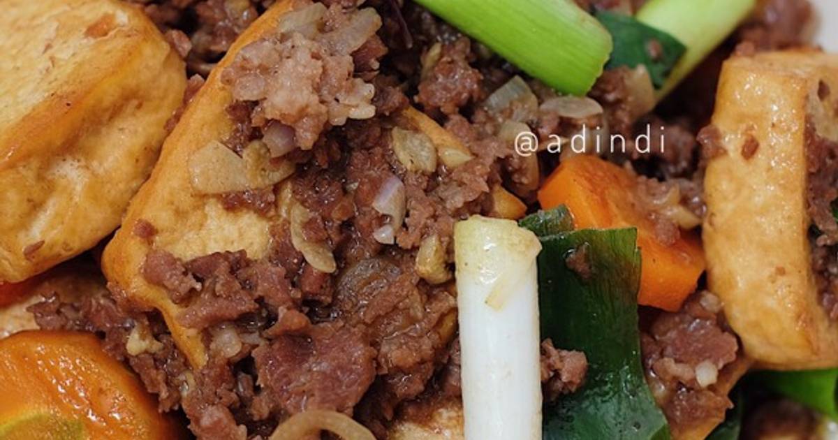 458 resep tahu daging cincang enak dan sederhana Cookpad