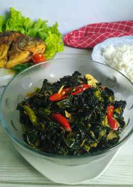 Tumis daun pepaya jepang