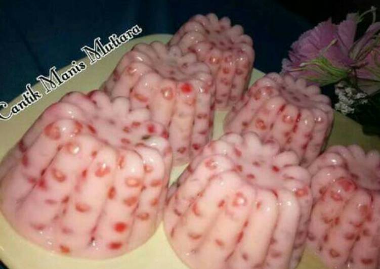 gambar untuk resep Puding Mutiara cantik