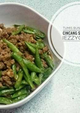 Tumis Buncis Daging Cincang Saus Tiram