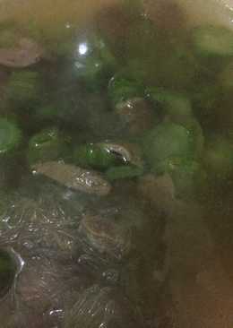 Sayur oyong bening bakso bihun