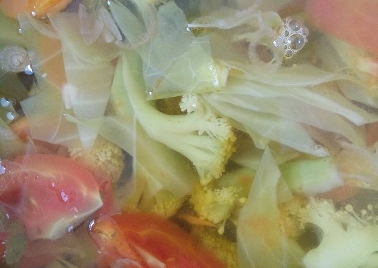 resep Sayur Bening Sop Seger Bumbu Simpel