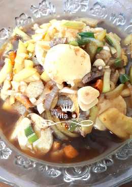 Tumis labu siam saus inggris