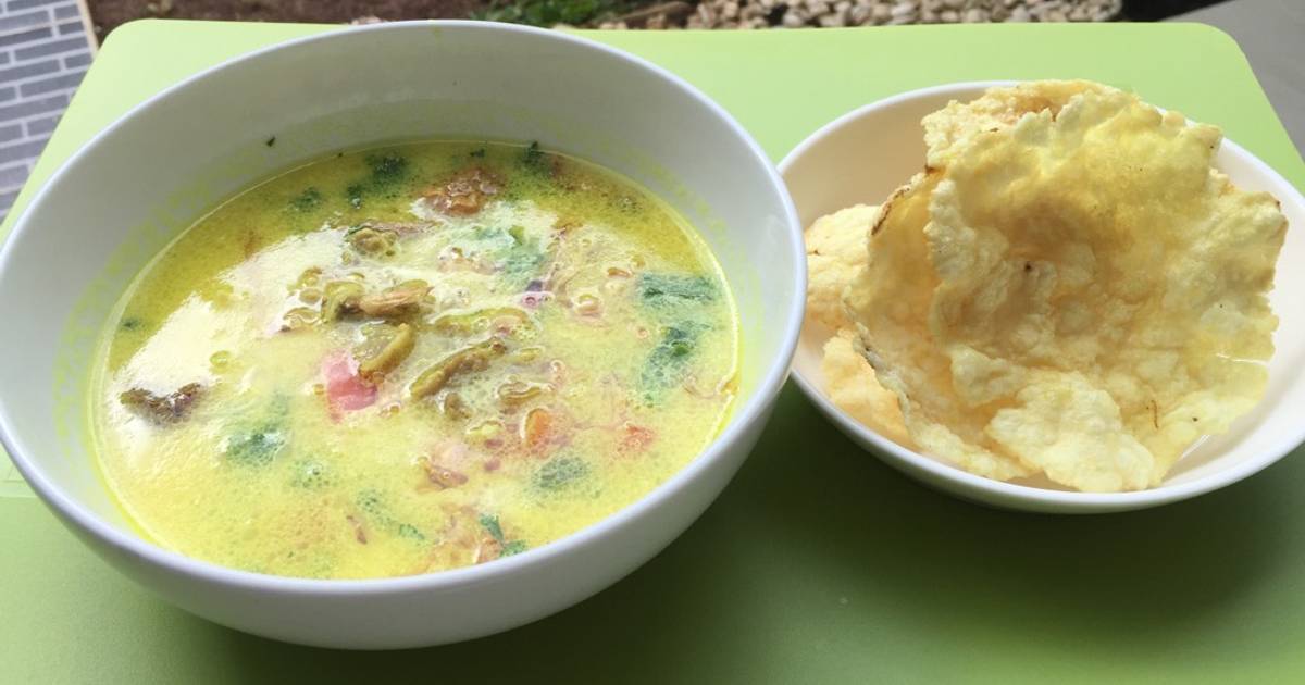  Soto  ayam  kuah  santan  226 resep  Cookpad