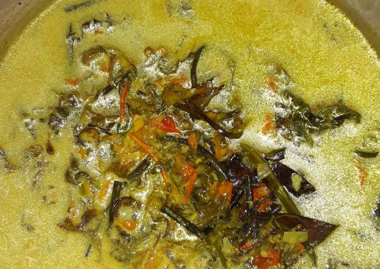 Resep Sayur pakis santan pedas Karya NIA