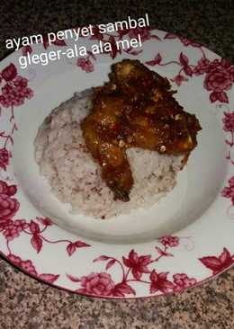 Ayam penyet sambel gleger