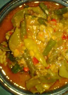 Sayur campur bumbu pedas