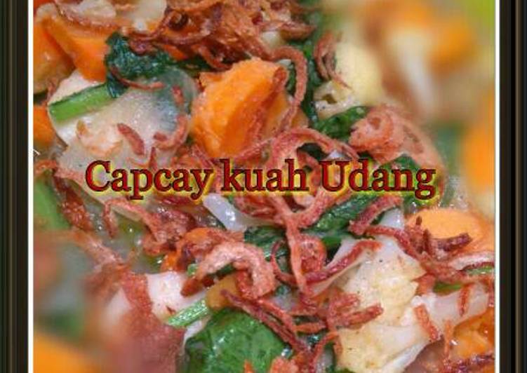 resep Capcay Kuah udang