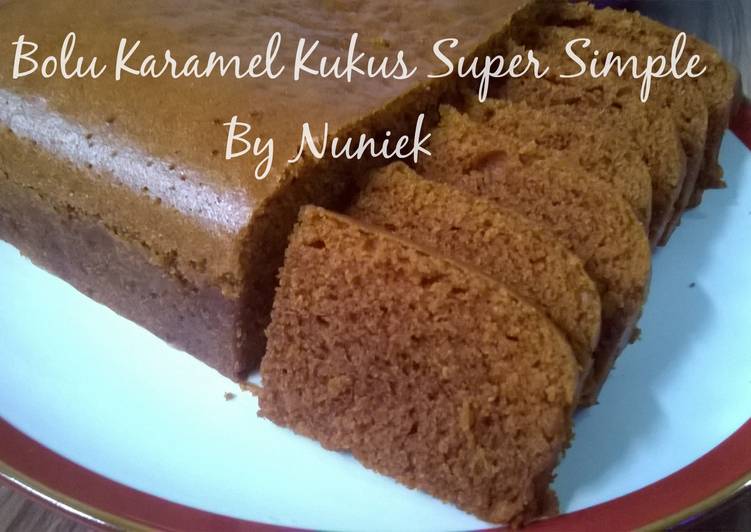 Resep BOLU KARAMEL KUKUS SUPER SIMPLE (Tanpa Mixer, Tanpa ...
