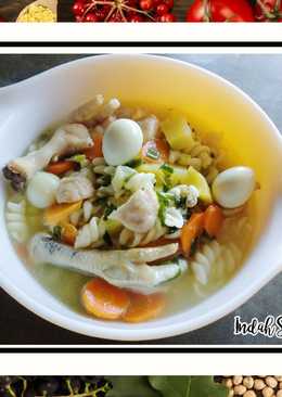 Sop Maral Keruh (Makaroni Spiral Pentol Ceker Puyuh)