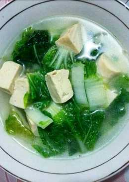 Sop Sawi Putih Tahu (#pr_sayurbening)