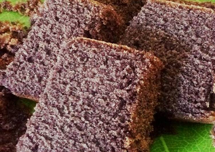 resep lengkap untuk Bolu Ketan Hitam