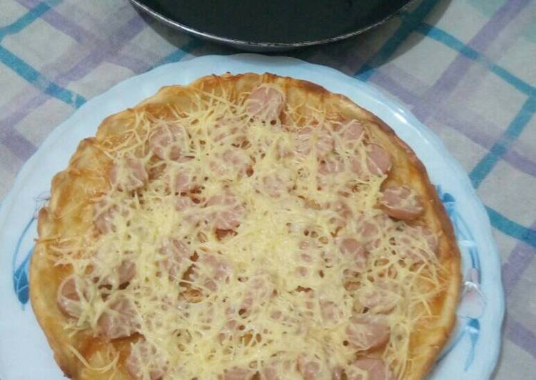 gambar untuk cara membuat Pizza teflon kriuk