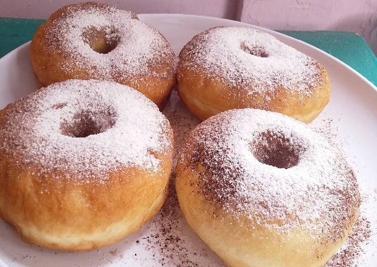 bahan dan cara membuat Donat Kentang Montok Simple