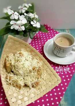Pisang goreng mentega tabur keju