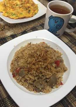 Nasi Goreng Terasi Baso Sapi