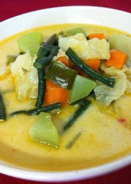 Sayur Lodeh labu Kacang Panjang