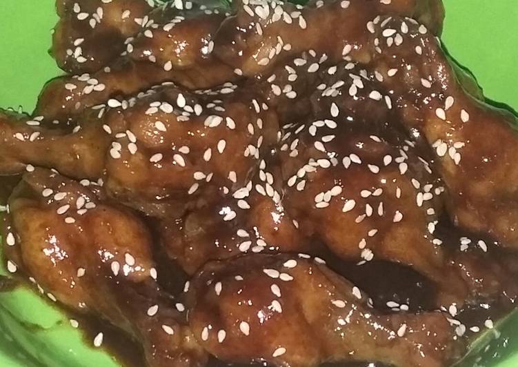 bahan dan cara membuat Chicken teriyaki ala rumahan. ala Rumah Ambolay