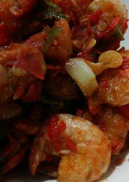 Udang goreng disambelin #BikinRamadanBerkesan