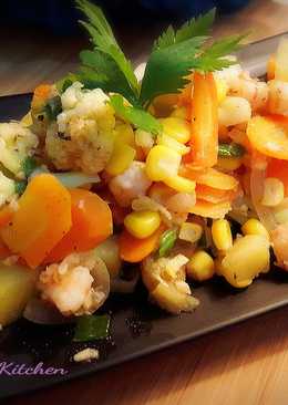 Tumis Sayur with Shrimp