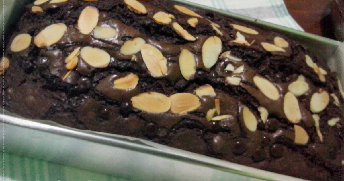 Resep Triple Chocolate River Brownies