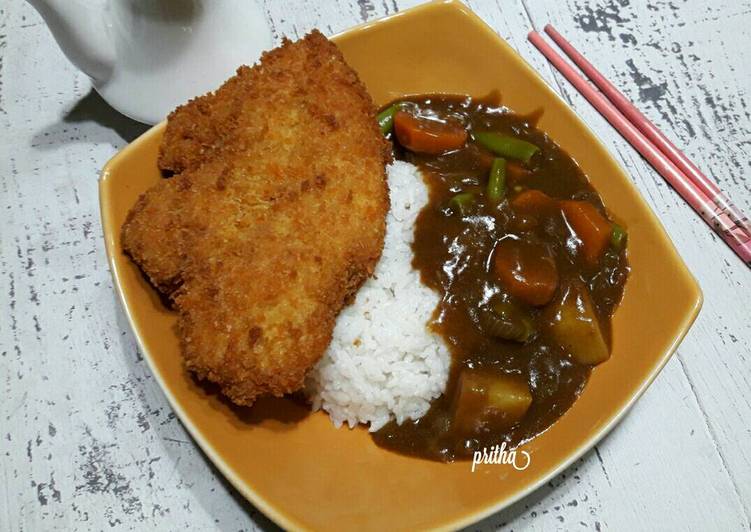 resep Chicken Katsu Curry Rice