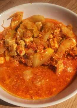 Sundubu-jjigae (versi sayuran)