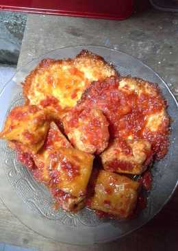 Sambal balado telor ceplok&tahu