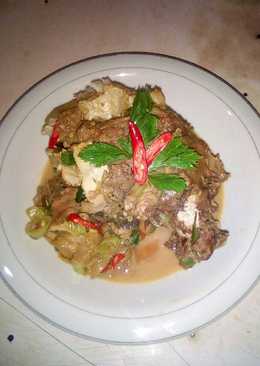 Gulai babat dan kepala kambing #kitaberbagi