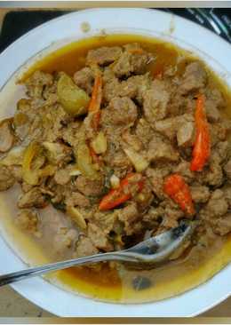 Sate goreng daging sapi