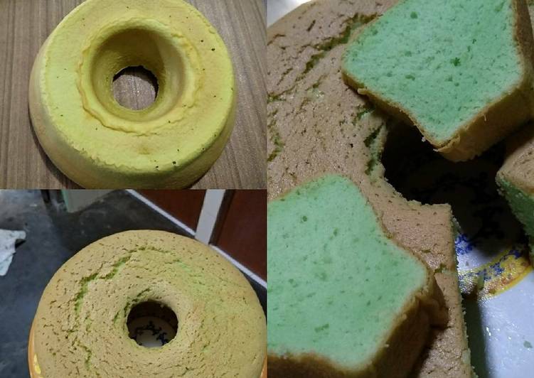 cara membuat Bolu Pandan Panggang