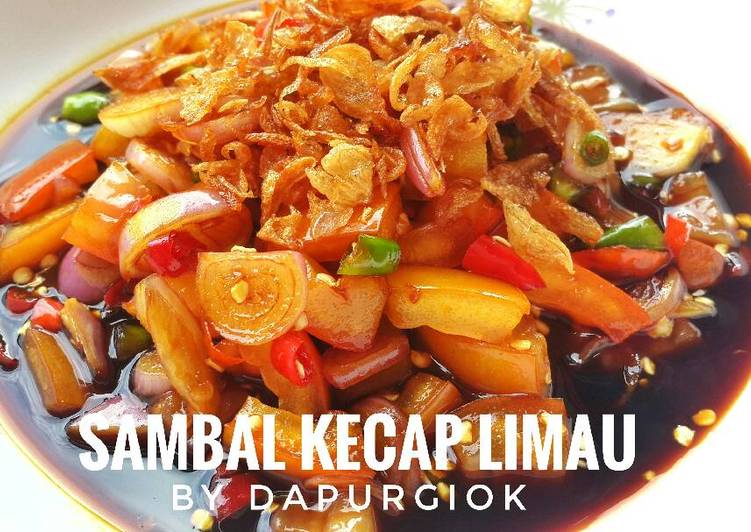 bahan dan cara membuat Sambal Kecap