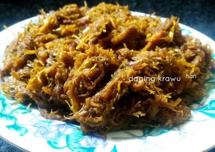 resep makanan Daging Krawu Khas Gresik #kitaberbagi