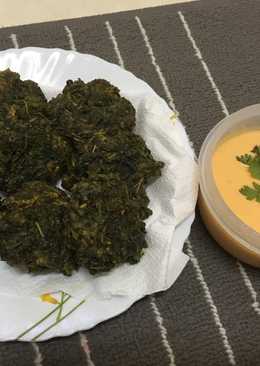 Bakwan bayam (spinach pakora)