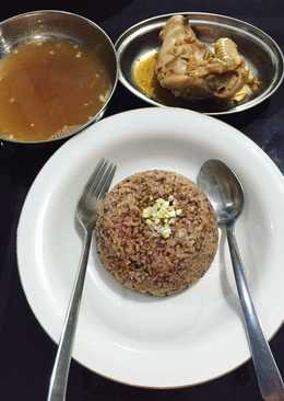 Quinoa + Organic red rice with chicken breast