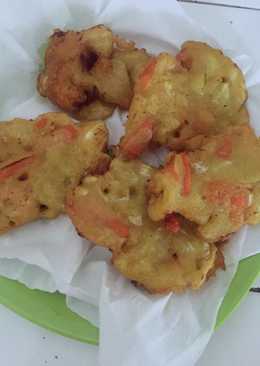 Bakwan udang goreng bumbu instan