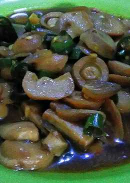 Oseng Jamur Cabe Ijo