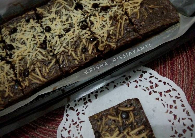 cara membuat Brownies chocolatos
