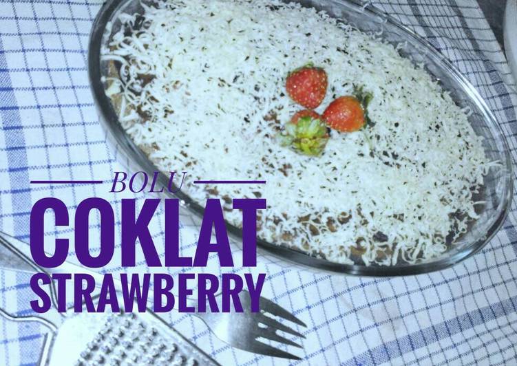 resep masakan Bolu coklat strawberry