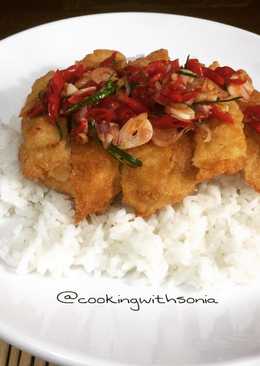 Chicken Katsu Sambal Matah Ala Anak Kos