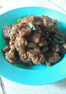 Oseng tempe pete