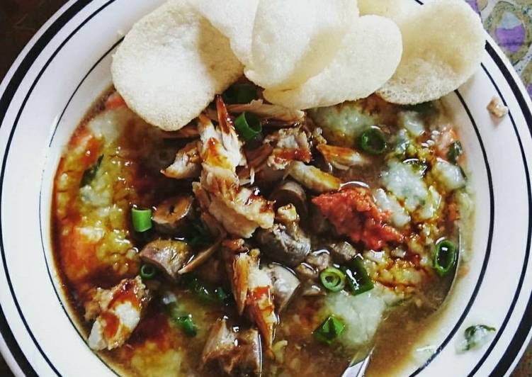 resep masakan Bubur ayam berkuah ????